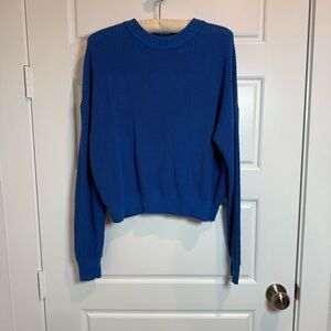 Melrose and Market Royal Blue Crew Neck Sweater